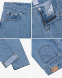 From Straight Denim Pants