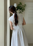 Zeroti Collar Shirt Cap Sleeveless One Piece