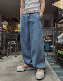 Cartel back painting balloon denim pants