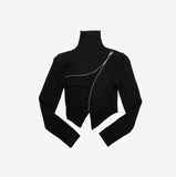 Serie Zipper Turtleneck Knit