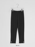 Bayo Color Stripe Banding Three Quarter Pants
