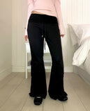 Lemo Brushed Cargo Bootcut Fold Pants