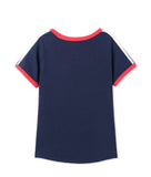 Elkie Ringer Track Short Sleeve T-shirt