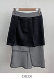 Arnel Unbalanced Slit Mermaid Skirt