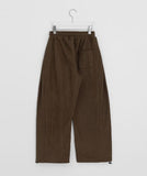 Shinkyu Banding Brushed Wide Corduroy Pants