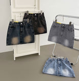 Date Vintage Span Underpants Denim Skirt
