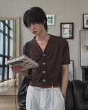 Cooling Summer V-neck Half Cardigan