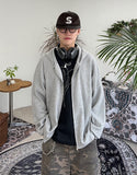 Doven Waffle Knit Hood Zip-Up