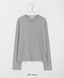 Yocco Round Cotton Basic Long Sleeve Tee