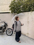 [Unisex] Parento Raw Denim Banding Balloon Wide Pants