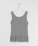Denmi Dot Tiered Layered Sleeveless
