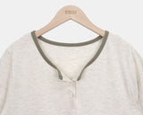Dason Henley Neck Short Sleeve One Piece