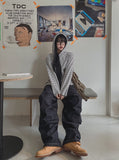 Raon Dart Non-Fade Balloon Denim Pants