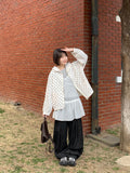 Lilcot Dot Hood Zip-Up Jumper
