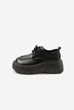 Sella round platform lace-up shoes