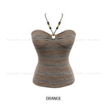Neff Beads Halter Knit Top