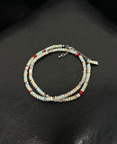 Lyle Blue Bead Necklace