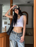 Philly cutting wide crop sleeveless