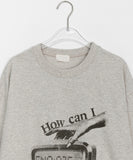 [unisex] Menk Vintage Printing Over Short Sleeve Tee