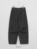 Dalmon Peach Fuzz Parachute Cotton Wide Pants