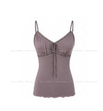 Rosy Mood Lace Ribbon Sleeveless