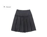 Herin Frill Pleated Midi Skirt