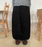 Nicohi Peach Fuzz Wide Cotton Pants