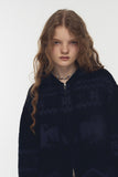 [2-WAY] Nordic Winter Hood Knit Zip-up