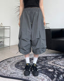 Ennyu Nylon Cargo Bermuda Pants