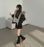 Unique Vintage Fur Full Lining Padding Jacket