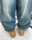 Ravid Balloon Track Denim Pants
