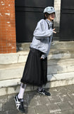 LACE FRILL LONG SK