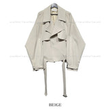 Bell crop trench jacket