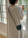 Pendol Summer Reversible Stripe Sleeveless Long One Piece