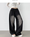 Summer ver cooling pleats side pintuck balloon wide fit pants
