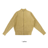 SPRING OVER KNIT ZIP-UP