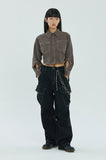 COTTON WESTERN CROP SHIRT