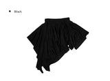 Koran Unbalance Layered Banding Skirt