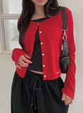 Mela Round Rib Daily Cardigan