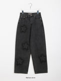 Minconi Star Printed Denim Pants