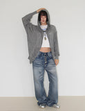 5-BUTTON WASHED DENIM