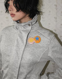 HIGH-NECK SWEAT JACKET