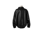 Etin Over Fit Collar Blouson Leather Jacket