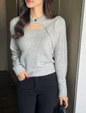 Santia Bolero Layered Knit