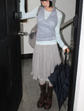 DEAR FRILL MIDI SKIRT
