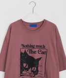 [unisex] Mihu Cat Printing Over Short Sleeve Tee