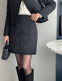 Sophien Quilting Padding Mini Skirt