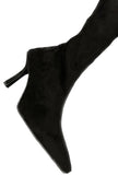 suede span kneehigh boots