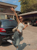 Cult Wide Bermuda Denim Pants