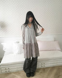 Fidget Two-Button Ribbed Cardigan